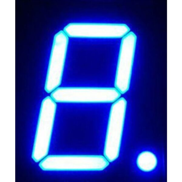 1.8 inch 1 digit Blue Led display 7 segment Common cathode – IoT Pioneers