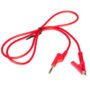 1M 4mm Silicone Banana Plug to Crocodile Alligator Clip Test Probe Lead Wire Test Cable