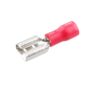 Female Red Blue Insulated Electrical Crimp Terminal
