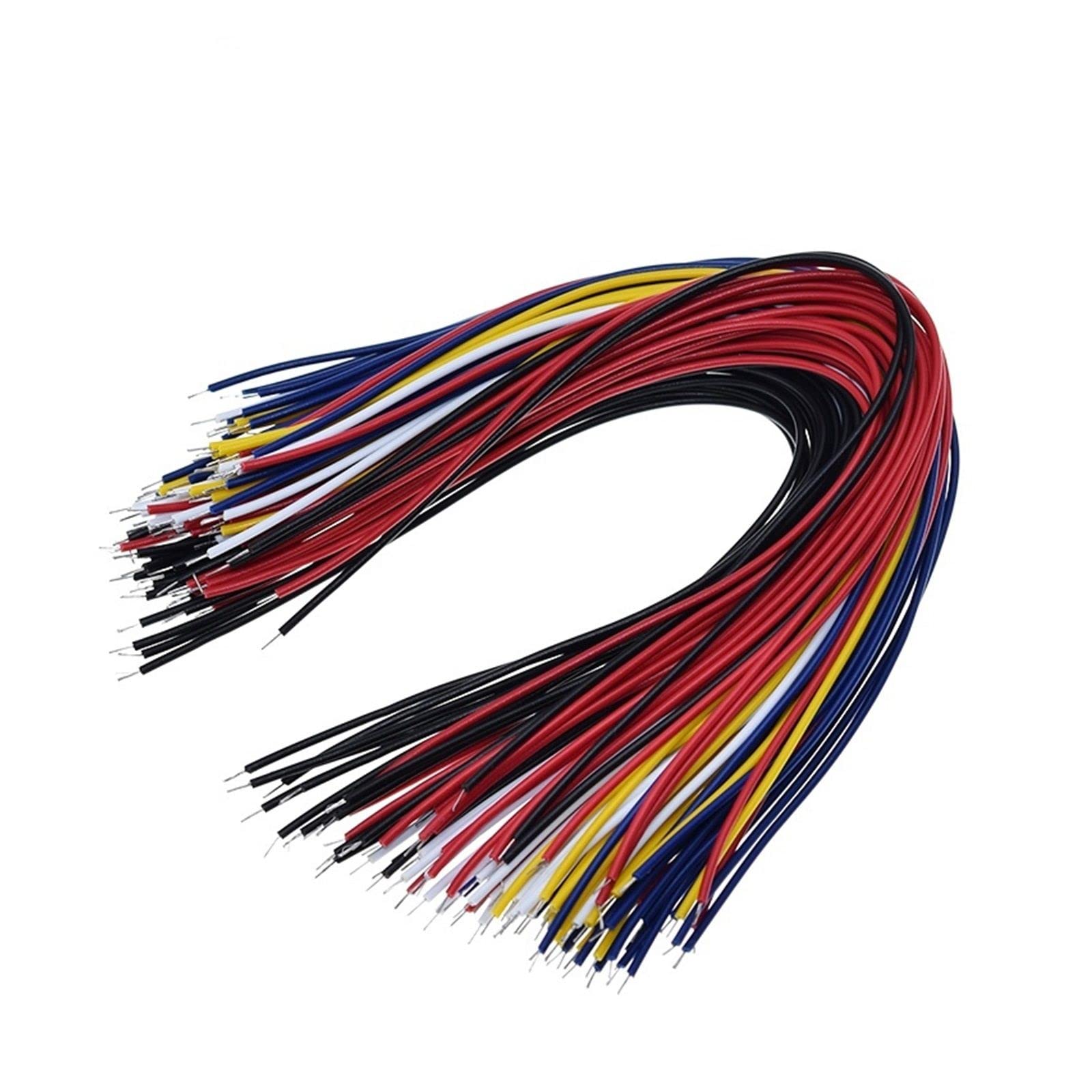 20cm Color Flexible Two Ends Tin-plated Breadboard Jumper