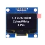1.3 Inch OLED White Color 128X64