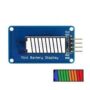 Battery Style Digital Tube LED Battery Level Display Module 4-color 10-segment LED Bar for Arduino C