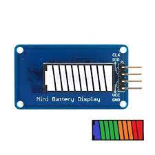 Battery Style Digital Tube LED Battery Level Display Module 4-color 10-segment LED Bar for Arduino C