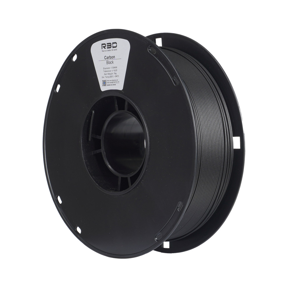 3D Printing Consumables Black Carbon Fiber PLA 1.75mm 3D Printer Filament 1KG